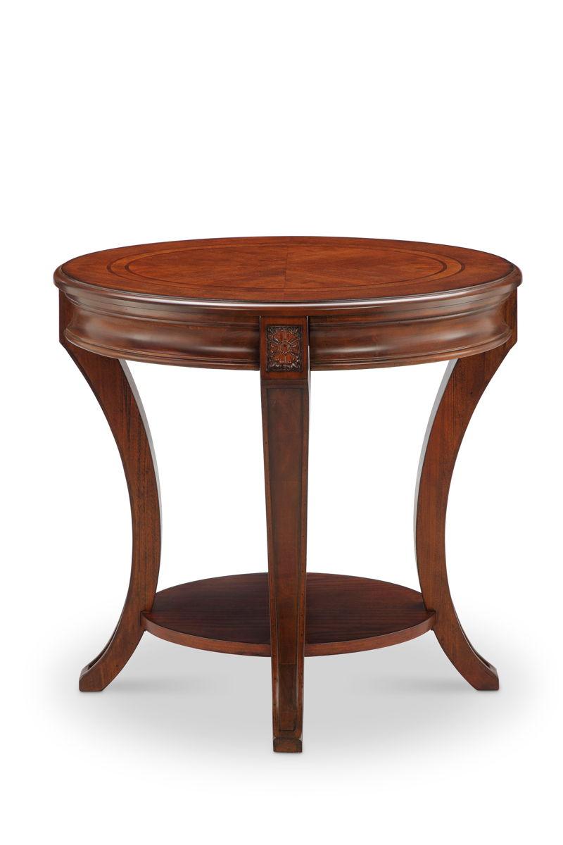 Magnussen Furniture - Winslet - Oval End Table - Cherry - 5th Avenue Furniture