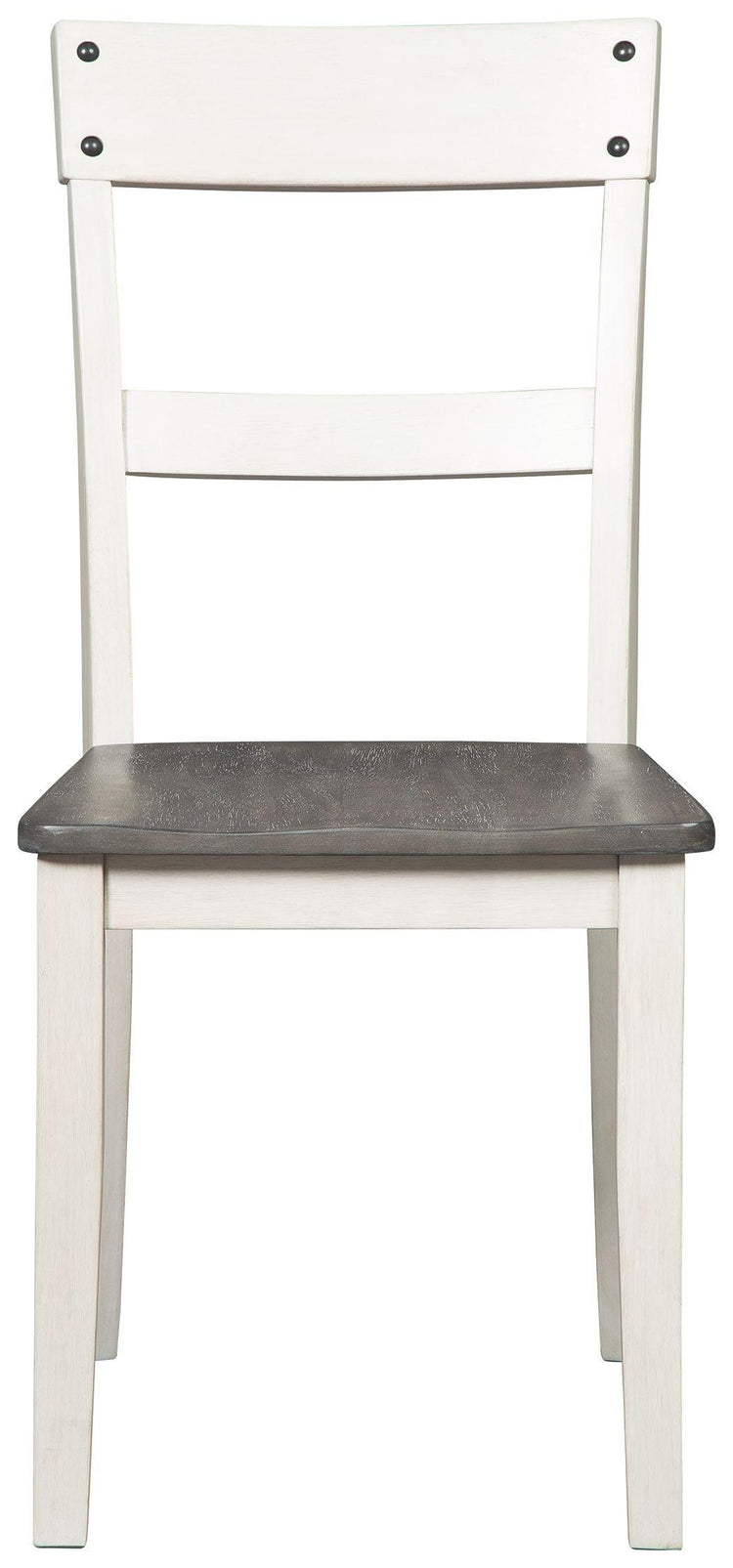 Signature Design by Ashley® - Nelling - White / Brown / Beige - Dining Room Side Chair (Set of 2) - 5th Avenue Furniture