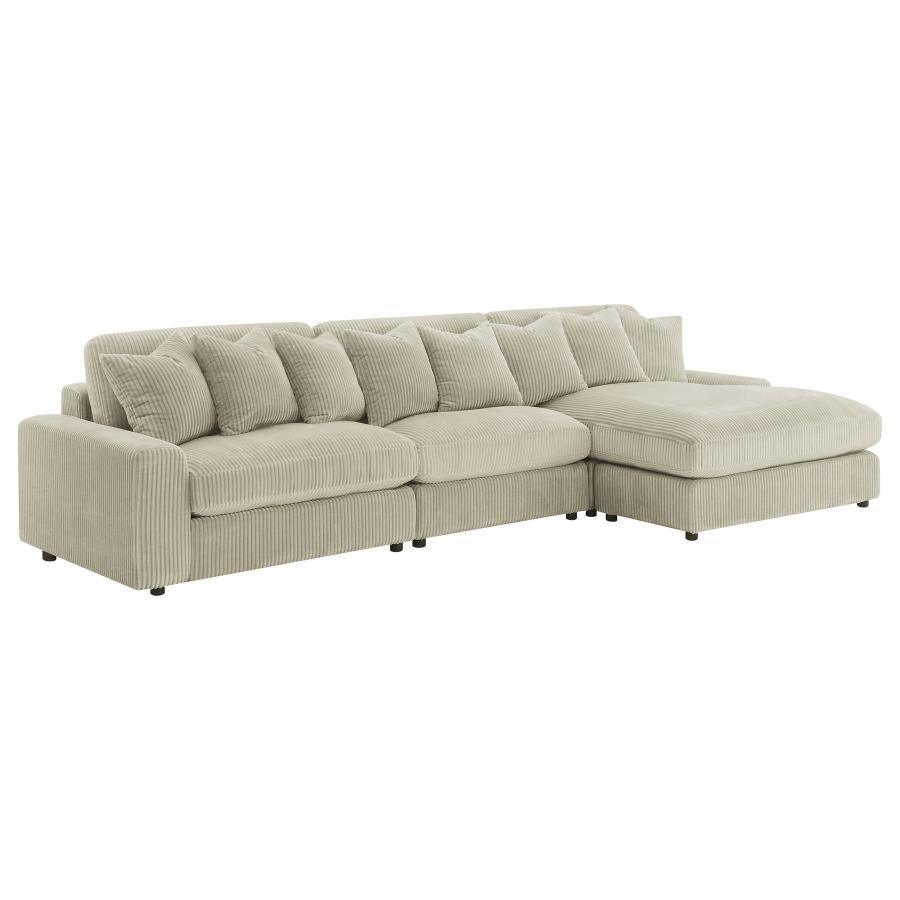 Coaster Fine Furniture - Blaine - 105" Upholstered Reversible Sectional - 5th Avenue Furniture