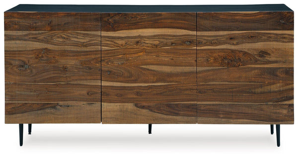 Signature Design by Ashley® - Darrey - Natural / Brown - Accent Cabinet - 5th Avenue Furniture