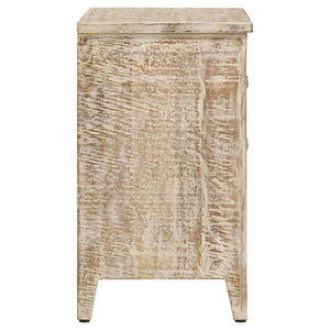 Coaster Fine Furniture - Mariska - 3-Drawer Wooden Accent Cabinet - White Distressed - 5th Avenue Furniture