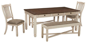 Signature Design by Ashley® - Bolanburg - Rectangular Dining Table Set - 5th Avenue Furniture