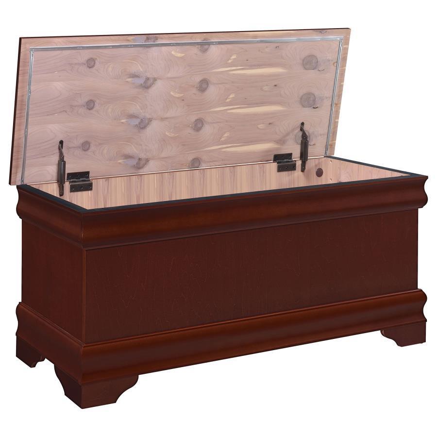 CoasterEssence - Pablo - Rectangular Cedar Chest - Warm Brown - 5th Avenue Furniture