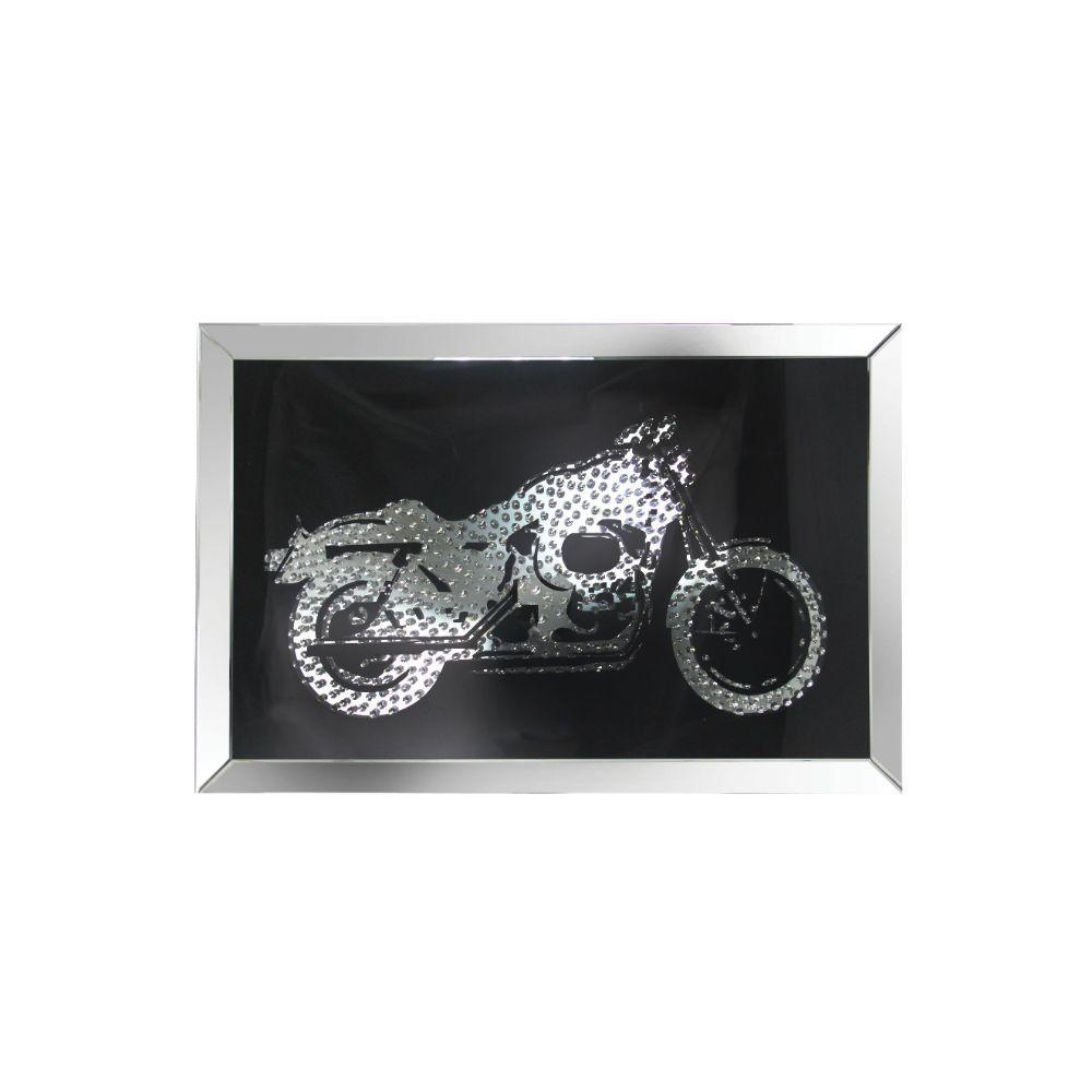 ACME - Nevina - Wall Art - Mirrored & Faux Crystal Bike - 5th Avenue Furniture