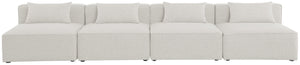 Meridian Furniture - Cube - Modular Sofa Armless 4 Seats - 5th Avenue Furniture