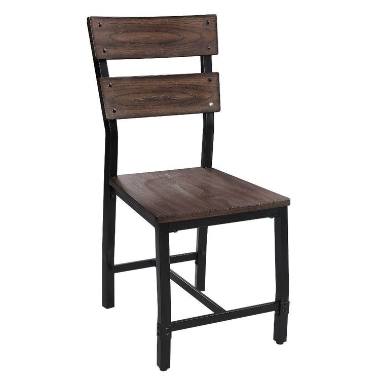 ACME - Mariatu - Side Chair (Set of 2) - Oak & Black - 5th Avenue Furniture