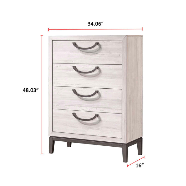 Crown Mark - Veda - Chest - Pearl Silver - 5th Avenue Furniture