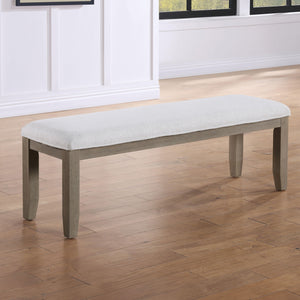 Steve Silver Furniture - Lily - Bench - Gray - 5th Avenue Furniture