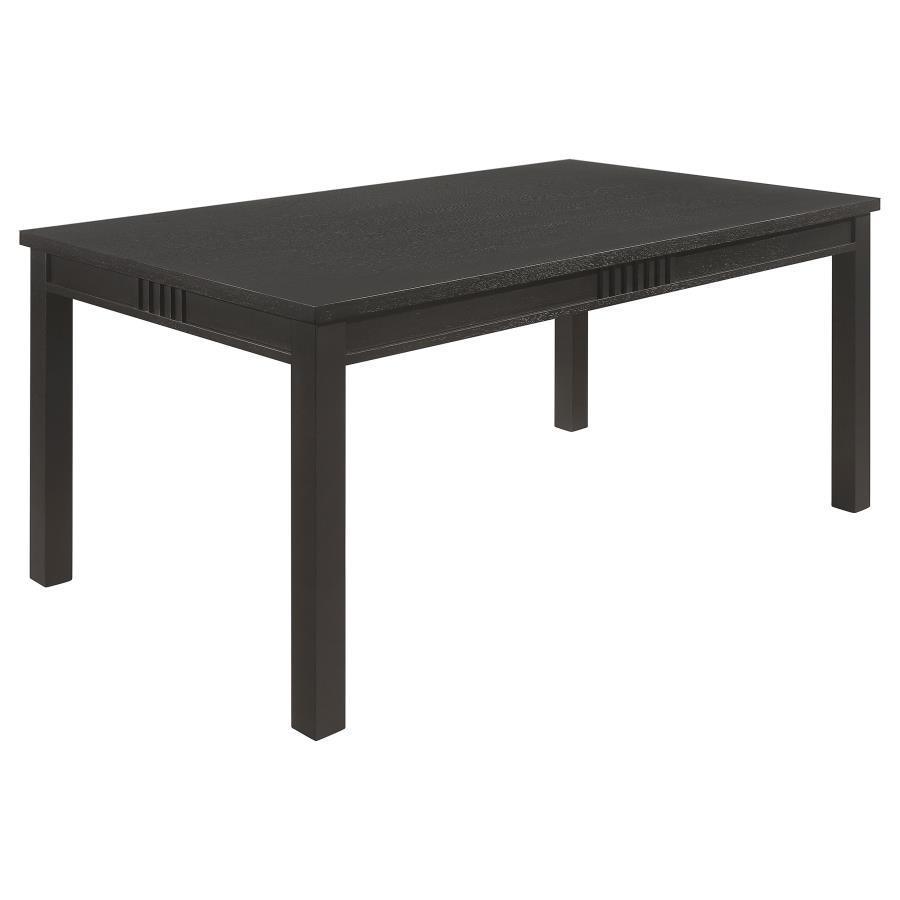 Coaster Fine Furniture - Marbrisa - Rectangular Dining Table - Matte Black - 5th Avenue Furniture