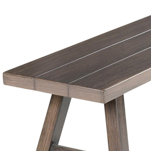 Steve Silver Furniture - Marina - Patio Backless Bench - Brown - 5th Avenue Furniture