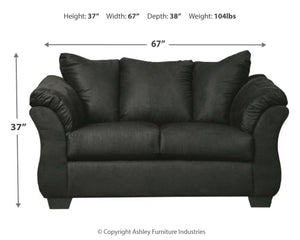 Ashley Furniture - Darcy - Stationary Loveseat - 5th Avenue Furniture