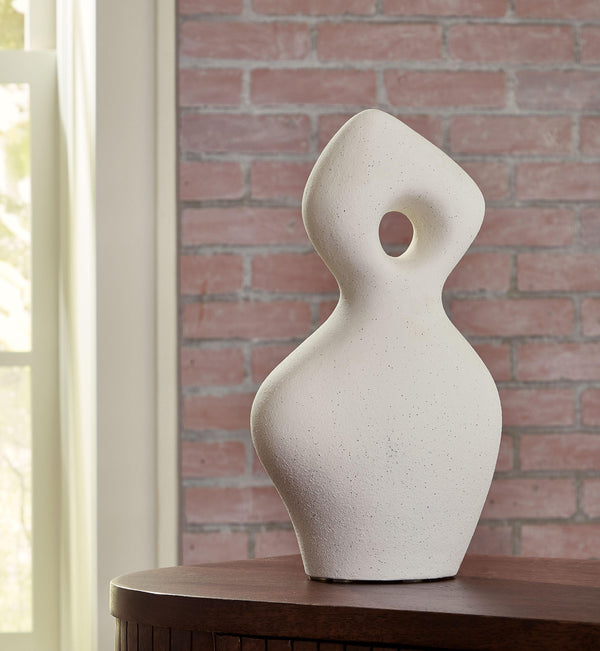 Signature Design by Ashley® - Arthrow - Off White - Sculpture - 14" - 5th Avenue Furniture