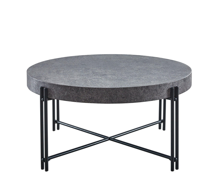 Steve Silver Furniture - Morgan - Round Cocktail Table - Black - 5th Avenue Furniture