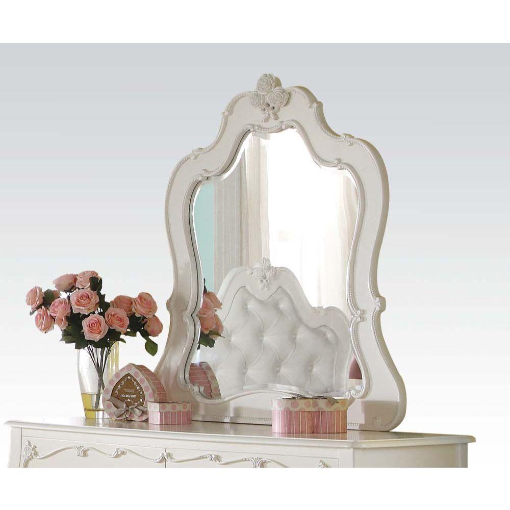 ACME - Edalene - Mirror - Pearl White - 5th Avenue Furniture