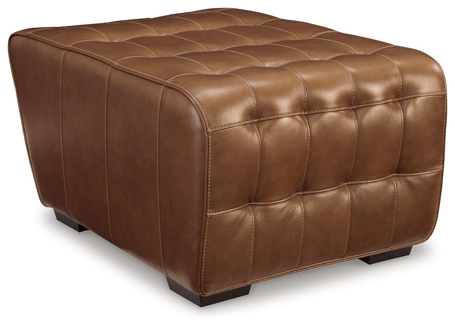 Signature Design by Ashley® - Temmpton - Chocolate - Oversized Accent Ottoman - 5th Avenue Furniture