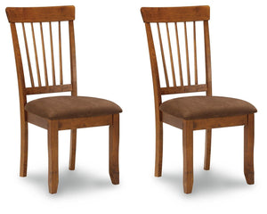 Ashley® - Berringer - Rustic Brown - Dining Uph Side Chair (Set of 2) - 5th Avenue Furniture