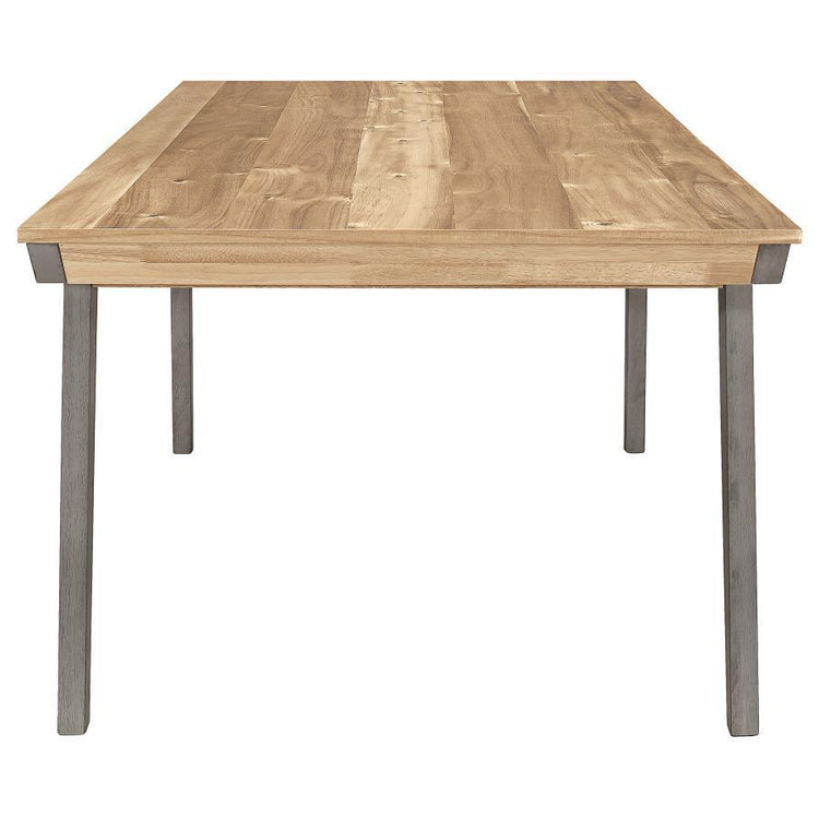 CoasterEveryday - Nogales - Wooden Dining Table - Acacia And Coastal Gray - 5th Avenue Furniture