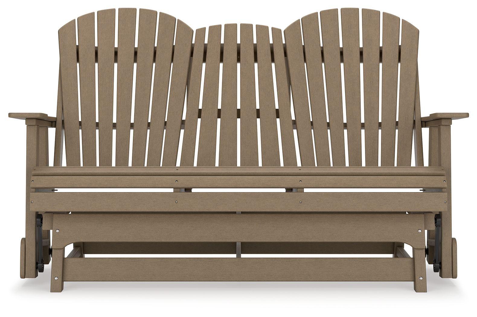 Signature Design by Ashley® - Hyland Wave - Glider Loveseat - 5th Avenue Furniture