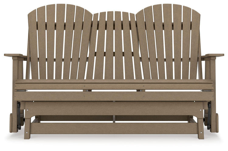 Signature Design by Ashley® - Hyland Wave - Glider Loveseat - 5th Avenue Furniture