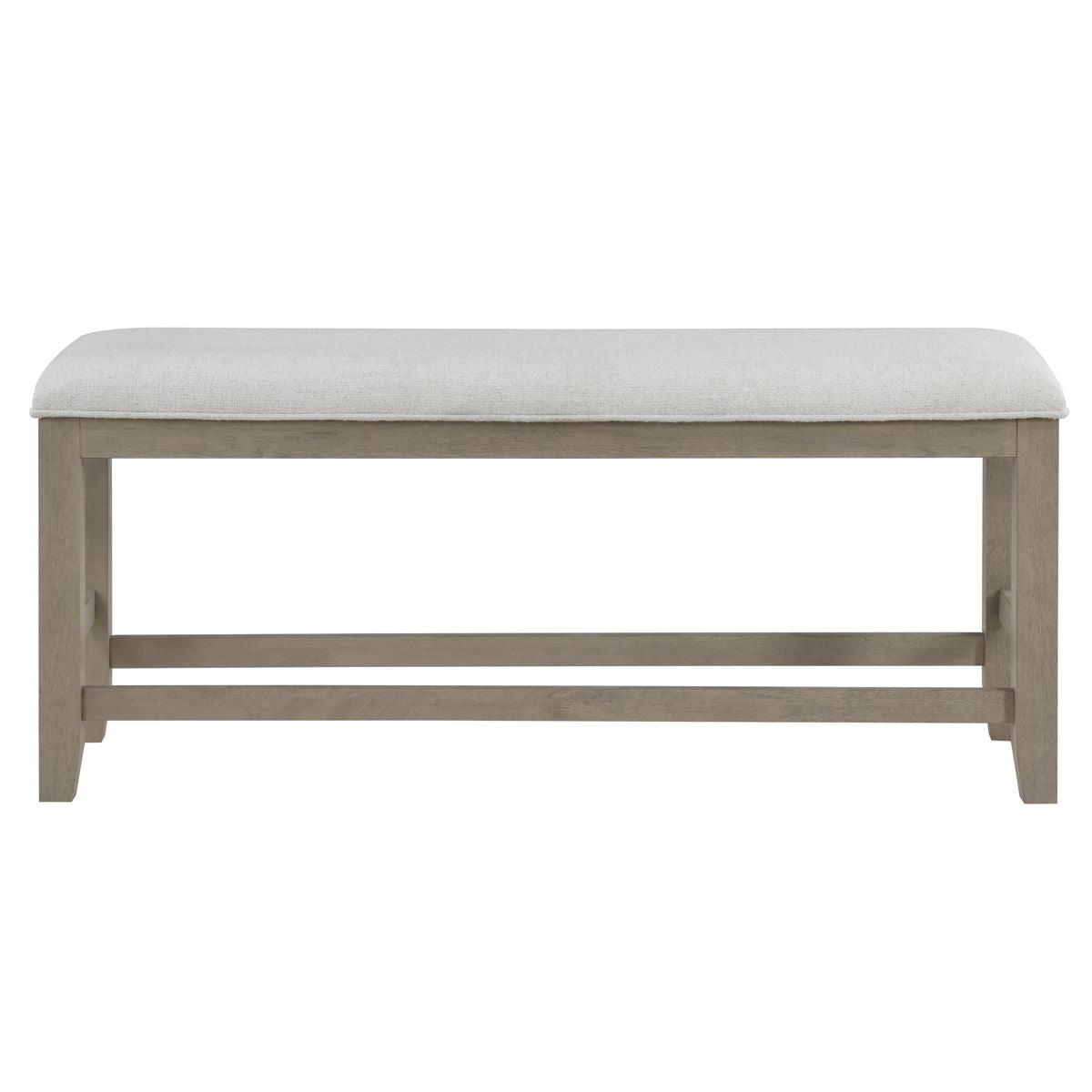 Steve Silver Furniture - Lily - Counter Bench - Gray - 5th Avenue Furniture