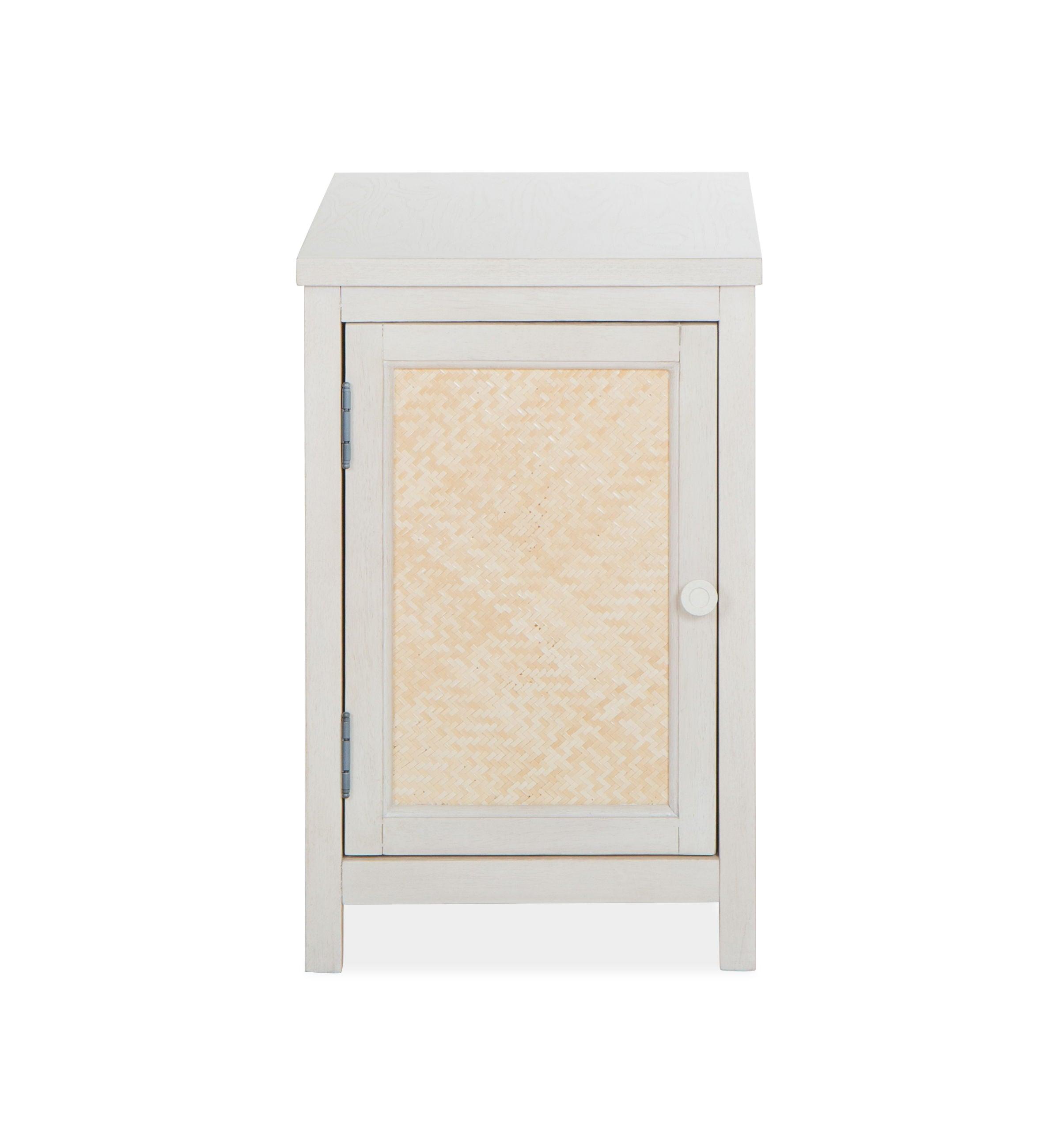 Magnussen Furniture - Ellison - Chairside End Table - Antique White - 5th Avenue Furniture