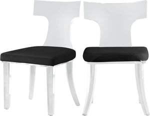 Meridian Furniture - Lucid - Dining Chair (Set of 2) - Black - 5th Avenue Furniture