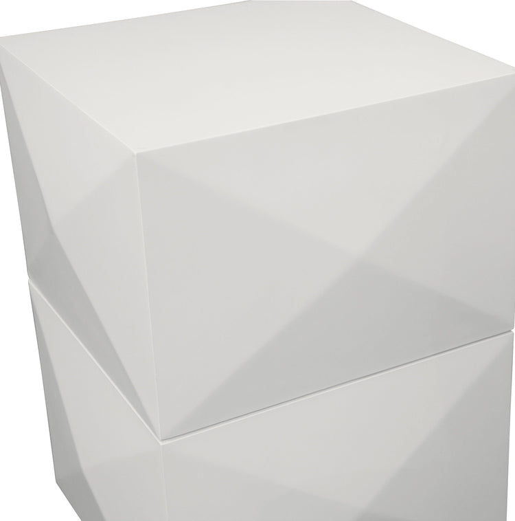 Steve Silver Furniture - Malibu - Side Table - White - 5th Avenue Furniture