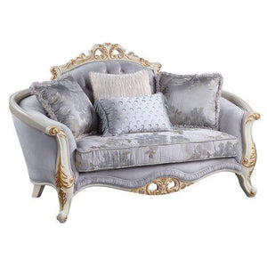 ACME - Galelvith - Loveseat - Gray Fabric - 5th Avenue Furniture