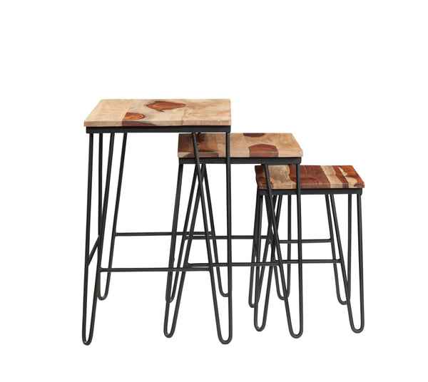 Steve Silver Furniture - Tristan - Nesting Tables - Light Brown - 5th Avenue Furniture