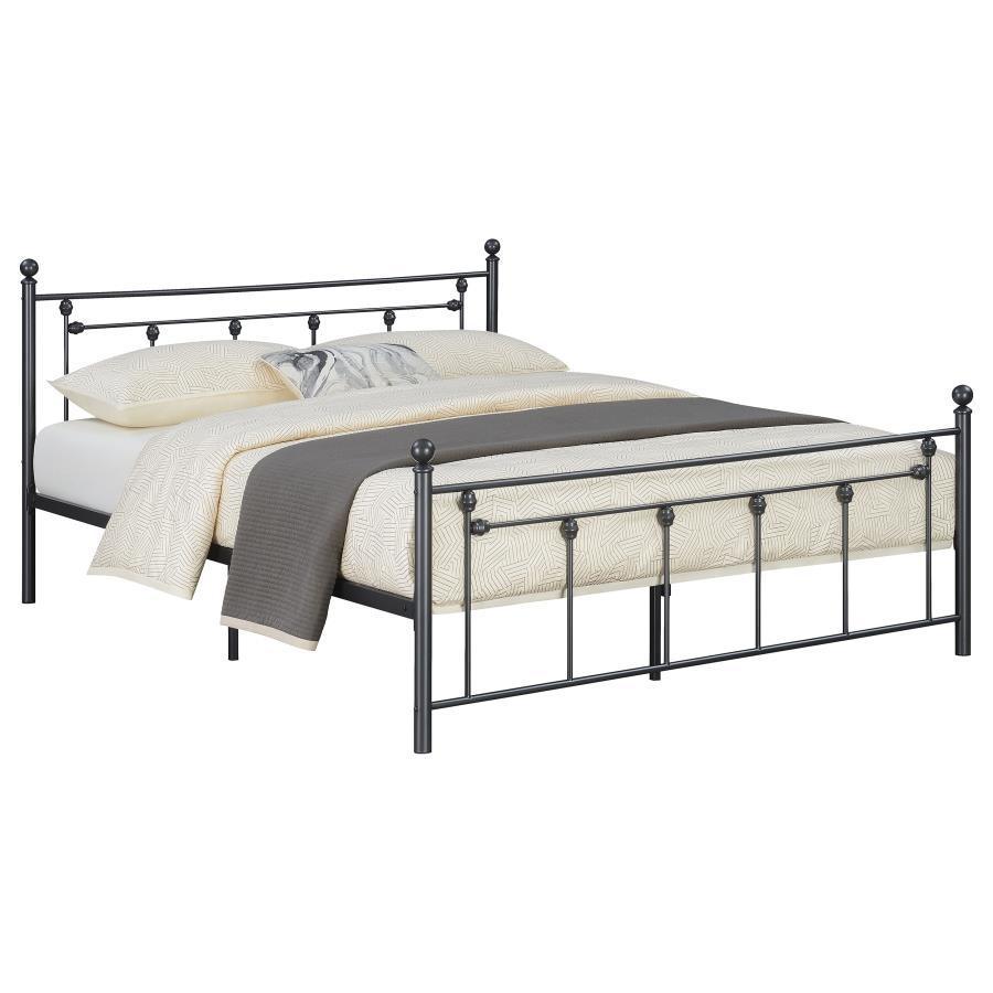 CoasterEveryday - Canon - Metal Slatted Headboard Platform Bed - 5th Avenue Furniture