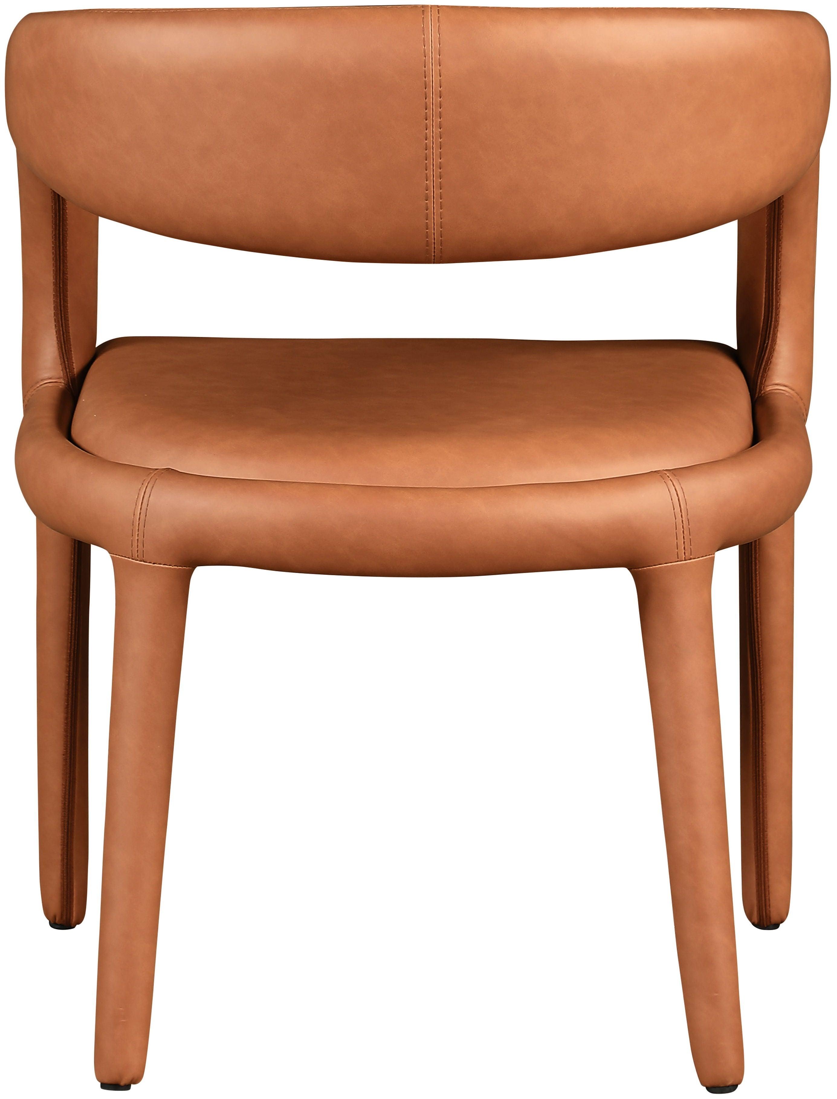 Meridian Furniture - Sylvester - Dining Chair - Cognac - 5th Avenue Furniture