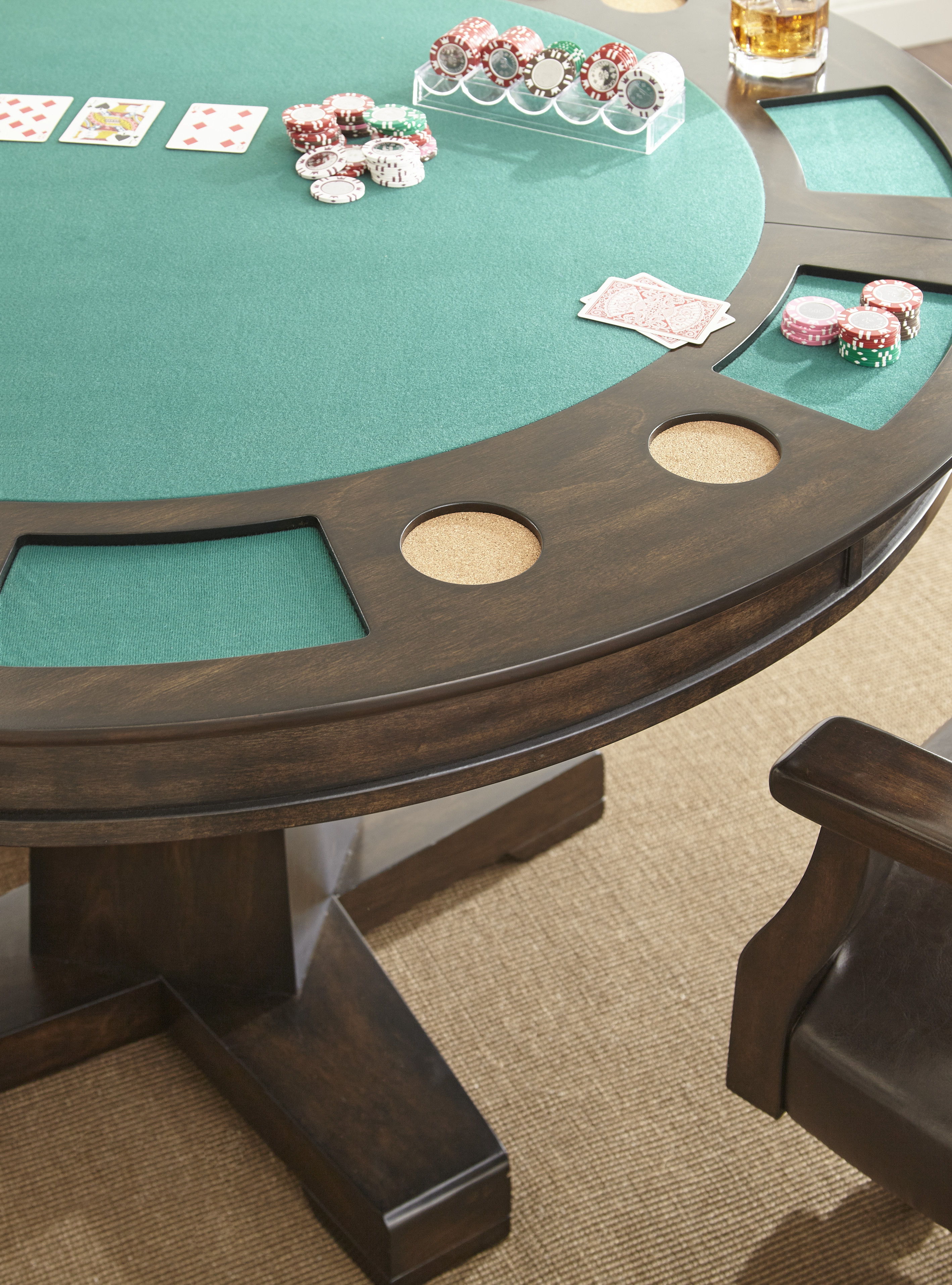 Ruby - Dining / Game Table - Brown