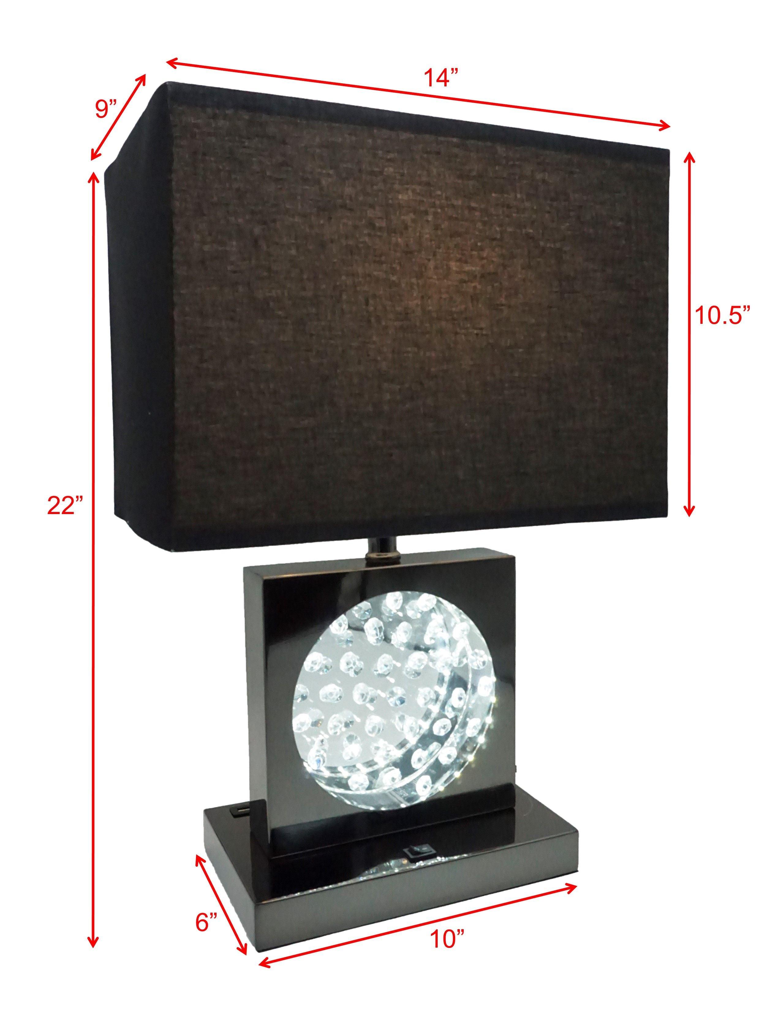 Crown Mark - Table Lamp - Black Nickel - 5th Avenue Furniture