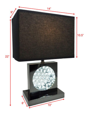 Crown Mark - Table Lamp - Black Nickel - 5th Avenue Furniture