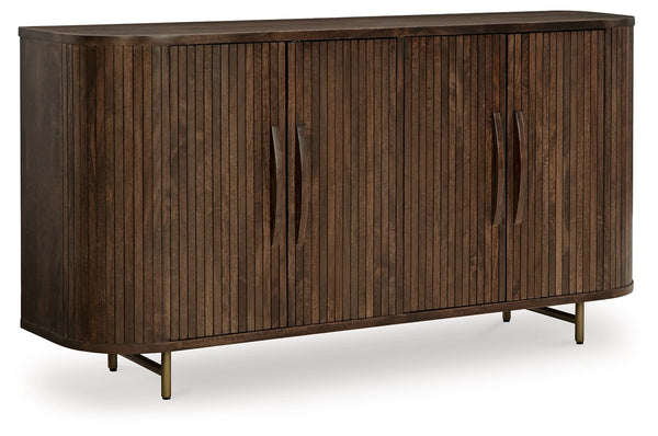Amickly - Dark Brown - Accent Cabinet - 5th Avenue Furniture