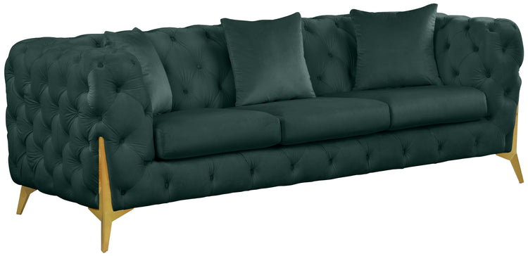 Meridian Furniture - Kingdom - Sofa - Green - 5th Avenue Furniture