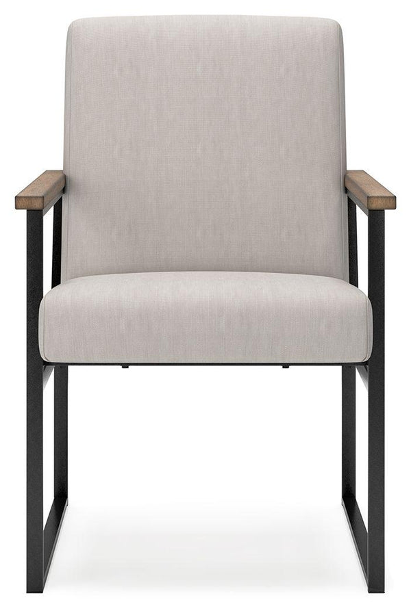 Signature Design by Ashley® - Montia - Light Brown - Home Office Desk Chair - 5th Avenue Furniture