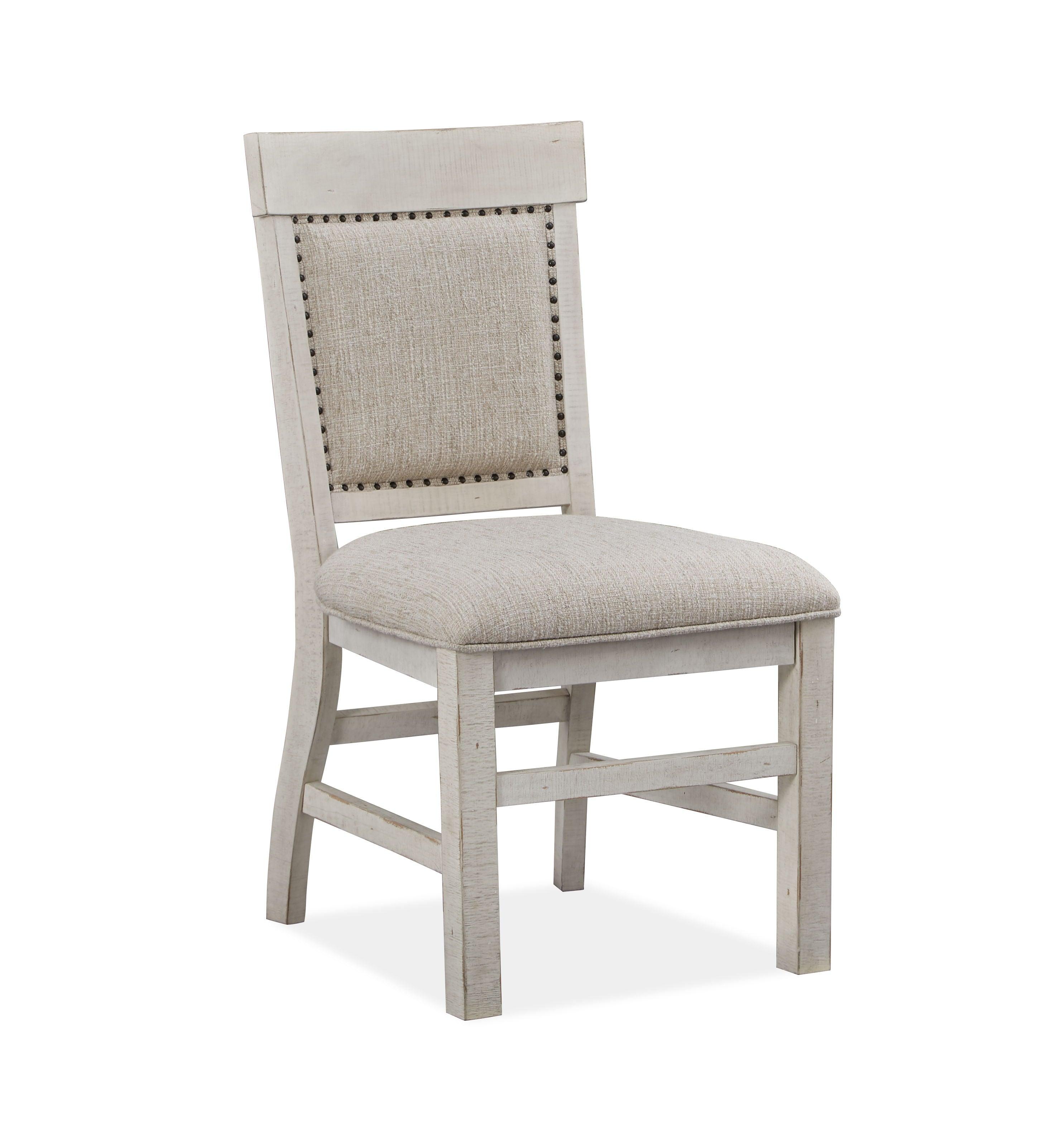 Magnussen Furniture - Bronwyn - Dining Side Chair With Upholstered Seat (Set of 2) - Alabaster - 5th Avenue Furniture