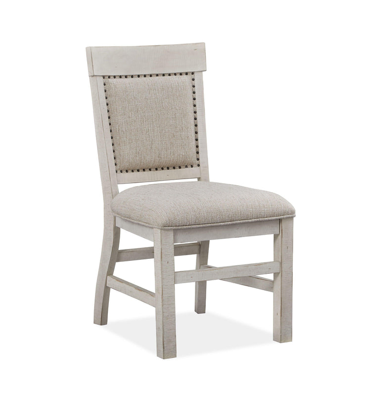 Magnussen Furniture - Bronwyn - Dining Side Chair With Upholstered Seat (Set of 2) - Alabaster - 5th Avenue Furniture