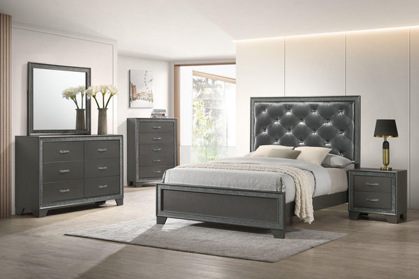 Crown Mark - Kaia - Night Stand - Brown - 5th Avenue Furniture