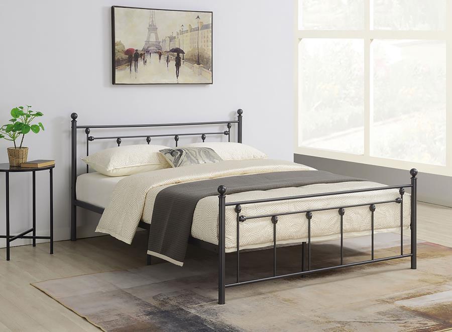 CoasterEveryday - Canon - Metal Slatted Headboard Platform Bed - 5th Avenue Furniture