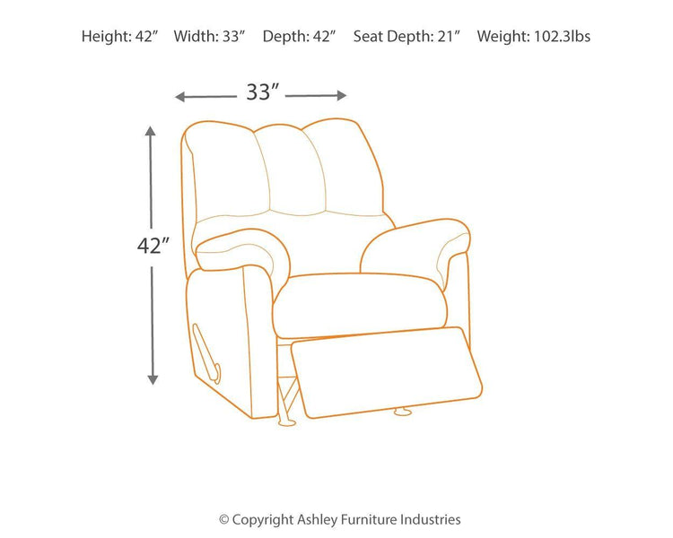 Ashley Furniture - Darcy - Rocker Recliner - 5th Avenue Furniture