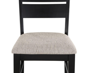 Crown Mark - Mathis - Side Chair (Set of 2) - Black - 5th Avenue Furniture