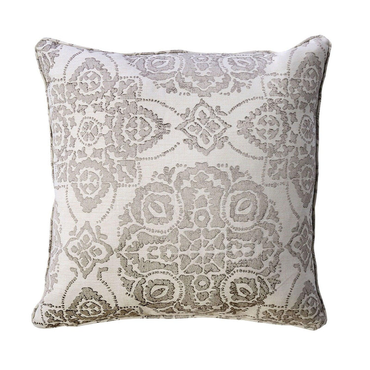 Furniture of America - Joy - Pillow (Set of 2) - Cream / Gray - 5th Avenue Furniture