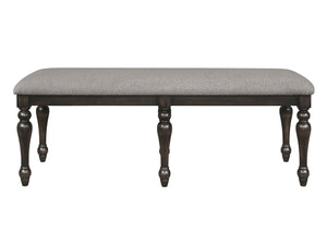 Crown Mark - Hilara - Bench - Pearl Silver - 5th Avenue Furniture