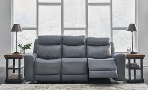 Signature Design by Ashley® - Mindanao - Pwr Rec Sofa With Adj Headrest - 5th Avenue Furniture