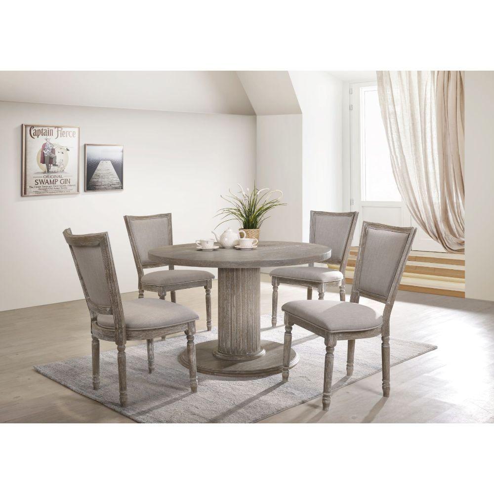 ACME - Gabrian - Dining Table - Reclaimed Gray - 5th Avenue Furniture