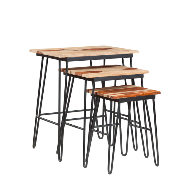 Steve Silver Furniture - Tristan - Nesting Tables - Light Brown - 5th Avenue Furniture