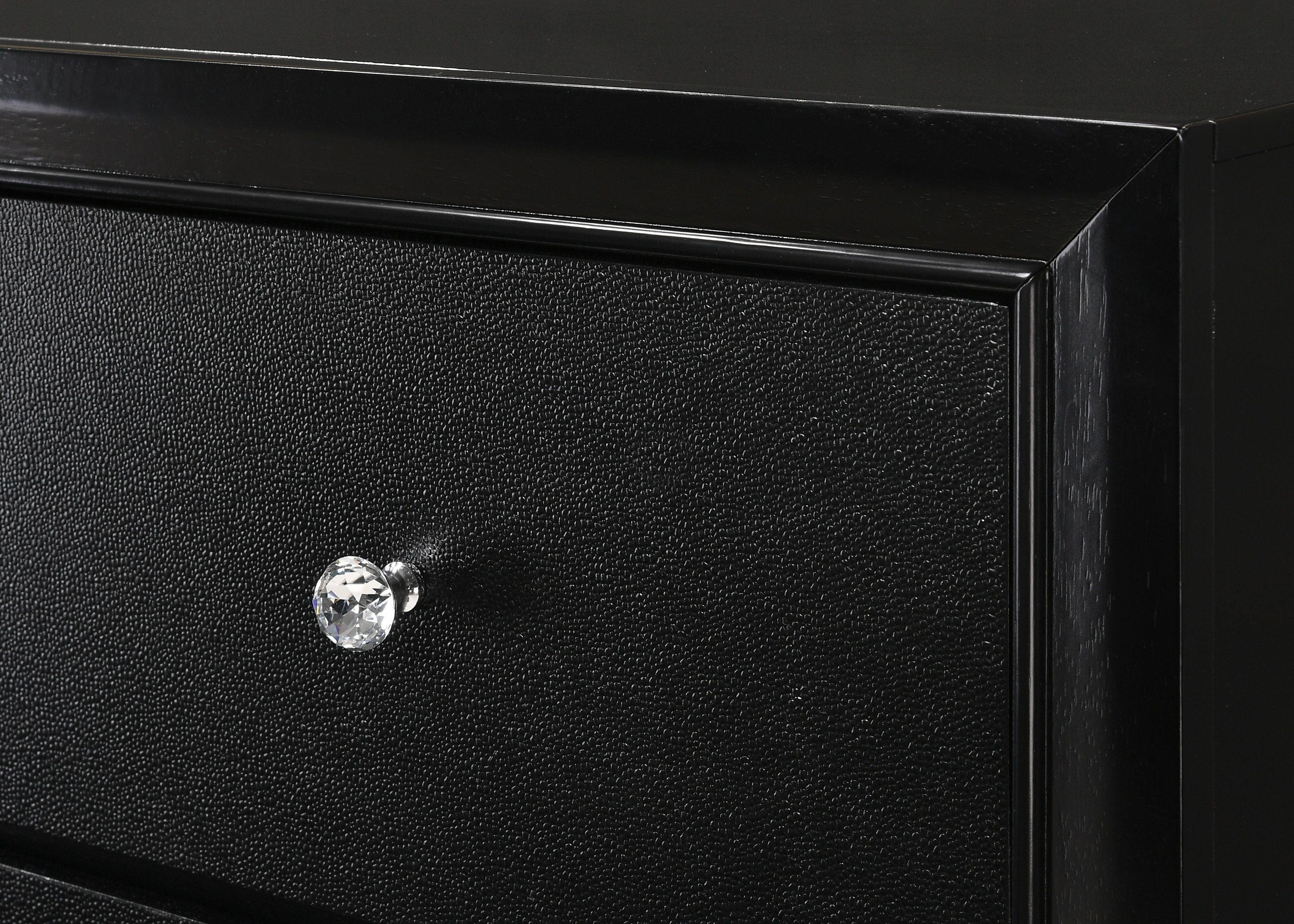 Crown Mark - Micah - Chest - Black - 5th Avenue Furniture