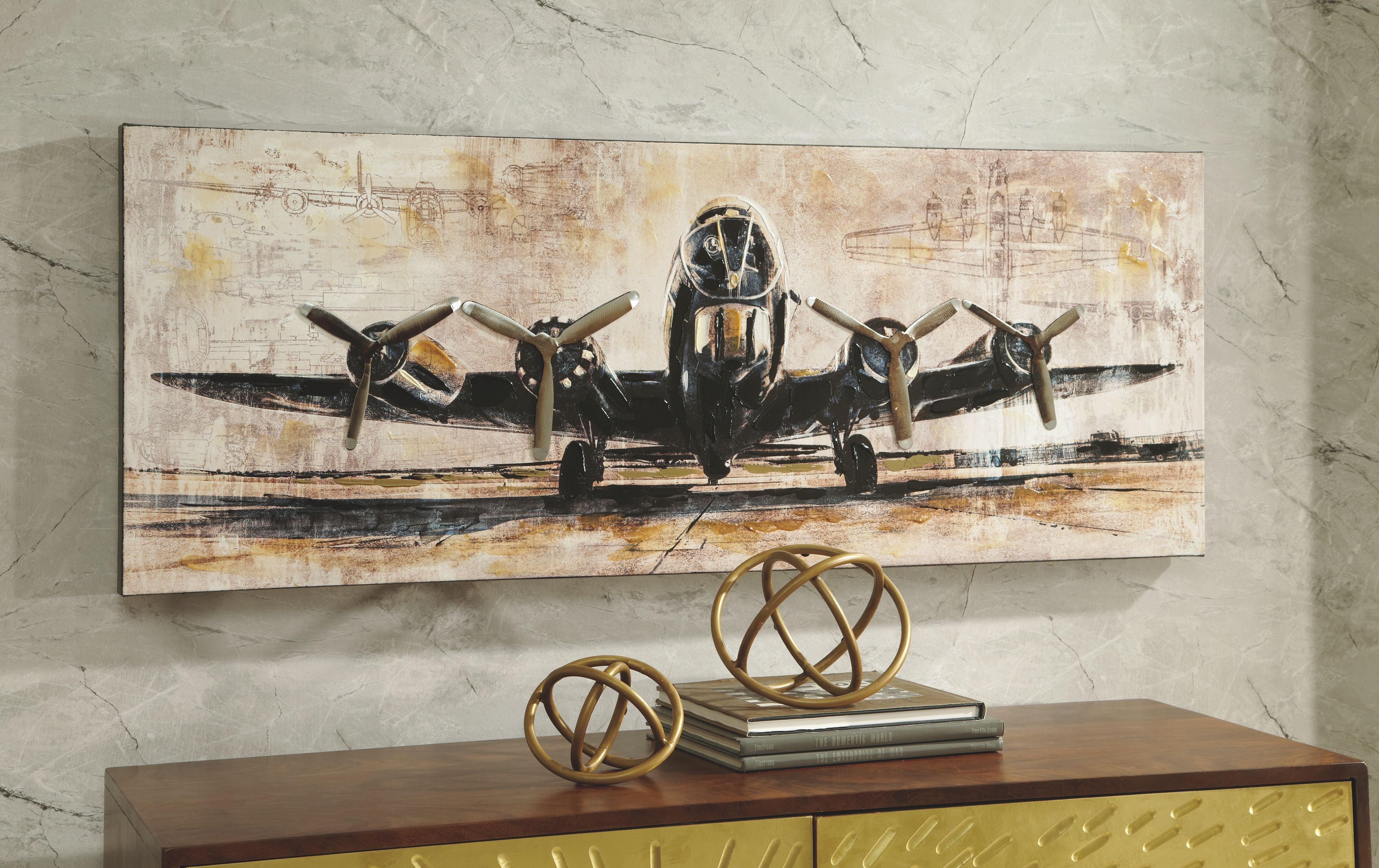 Ashley Furniture - Kalene - Brown / Black - Wall Art - 5th Avenue Furniture